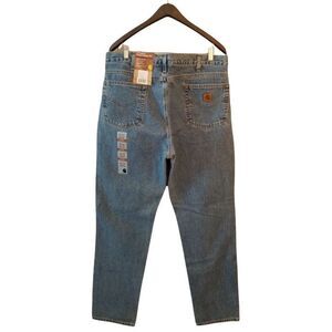 Carhartt‎ B18 STW Denim Dark Wash Men's Size 38x34 traditional Fit Jeans tapered
